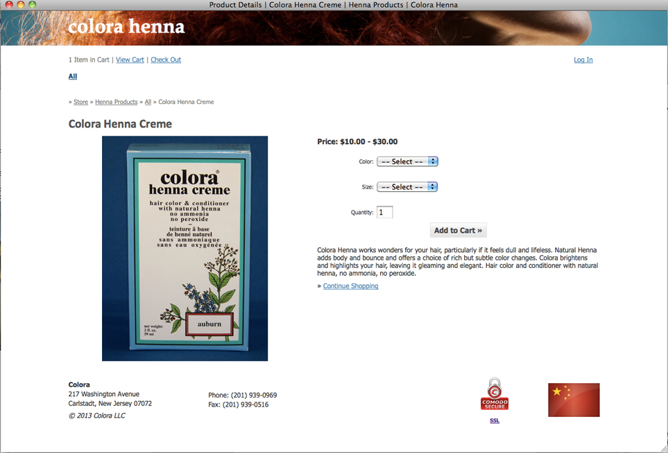 Anderson Launches New E-Commerce Site for Colora Henna