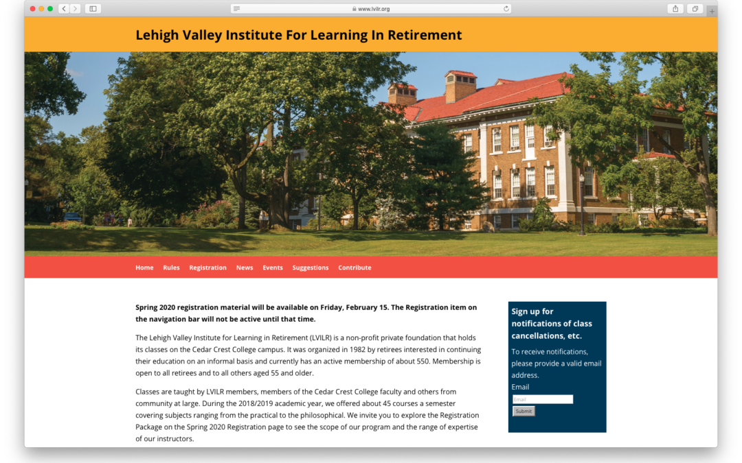 Lehigh Valley Institute for Learning in Retirement