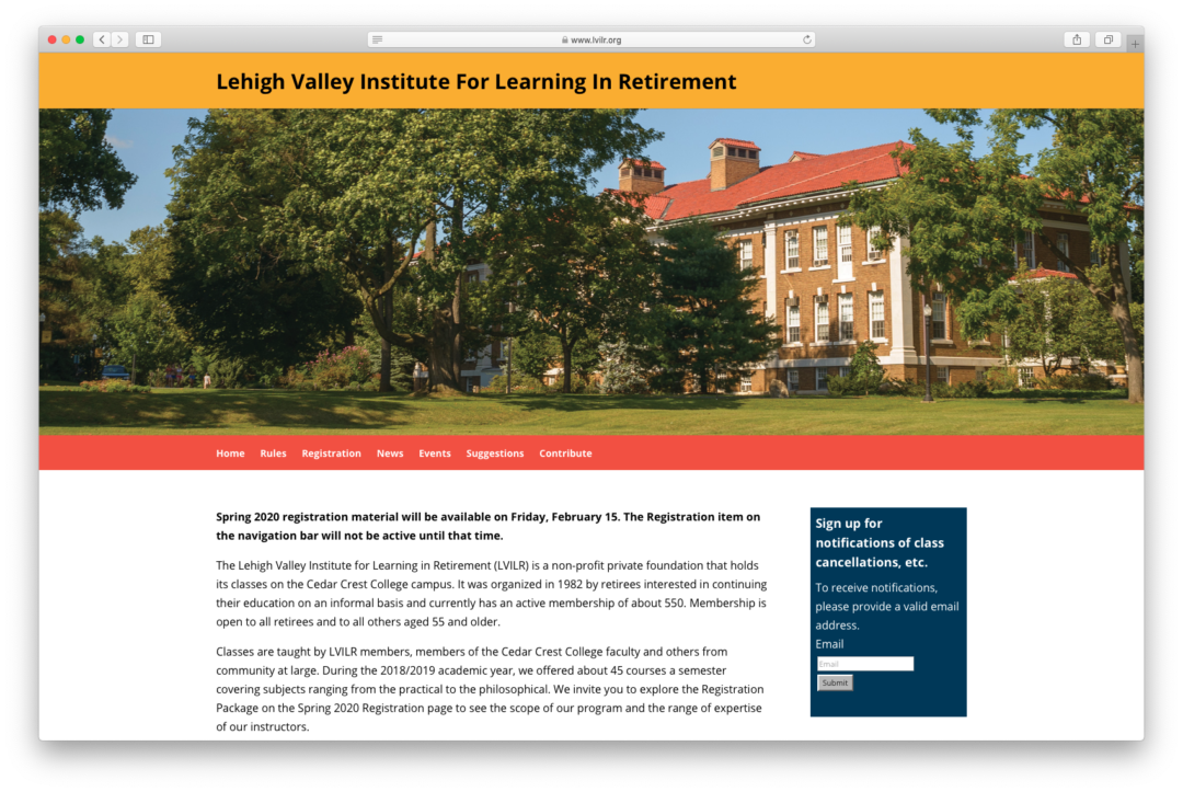 Lehigh Valley Institute for Learning in Retirement
