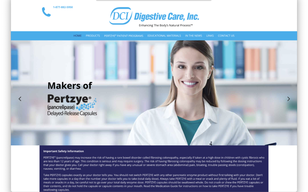Digestive Care Website launch