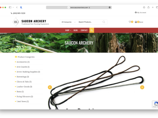 Saucon Archery E-commerce Site